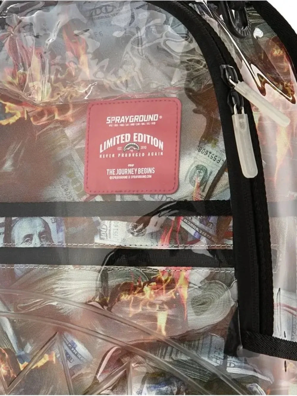 Sprayground transparent clear